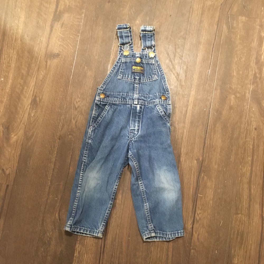 Oshgosh B’gosh 2T vintage denim overalls